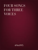 Four Songs for Three Voices SSA choral sheet music cover